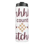 Ich zähle Stitches Thermosbecher (Vorderseite)