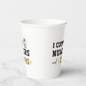 Ich zähle Zahlen und Sterne - Buchhalter Pappbecher (Rechts)