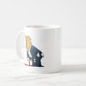 Ich zahlte mehr Einkommensteuern als Donald Trump  Kaffeetasse (Vorderseite Links)