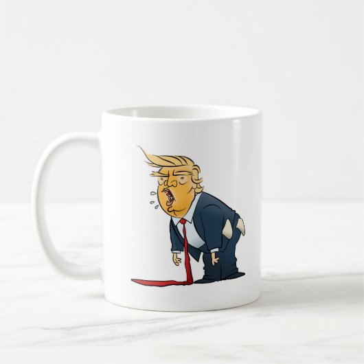 Ich zahlte mehr Einkommensteuern als Donald Trump  Kaffeetasse (Links)