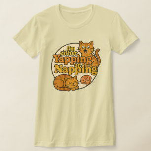 Ich zappe oder nacke Kätzchen T-Shirt