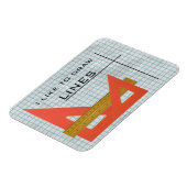 Ich Zeichn gerne Linien Dreiecke, Maßstab, Graph P Magnet (Linke Seite)