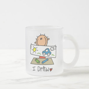 Ich zeichne mattglastasse