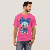 Ich Zeichnete, dass Cirno Fumo Plush Meme Touhou T-Shirt (Vorne ganz)