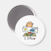 Ich Zeichnete Magnet (Vorderseite/Rückseite)