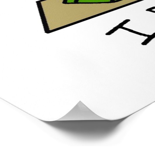 Ich Zeichnete Poster (Ecke)