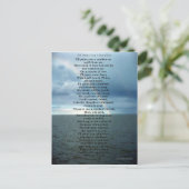 Ich zeige dir einen Regenbogen Postkarte (Stehend Vorderseite)