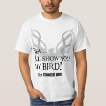 Ich zeige Ihnen meinen T - Shirt Vogeltransportes