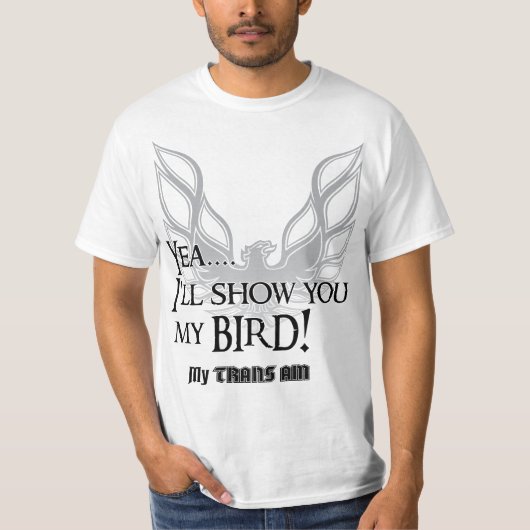 Ich zeige Ihnen meinen T - Shirt Vogeltransportes (Vorderseite)