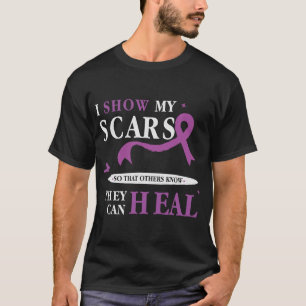 Ich zeige meine Narben Gewalt T-Shirt
