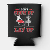 Ich zeige nicht auf, um das Disk Golf Shirt zu lad Dosenkühler (Vorderseite)