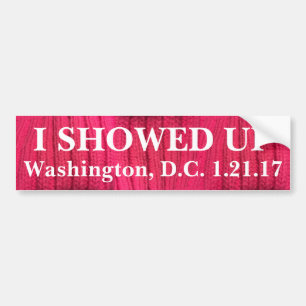 Ich zeigte mich Washington, DC Autoaufkleber