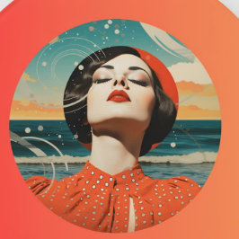 Ich Zeit einfach atmen & träumen Retro-Zeit Große Wanduhr