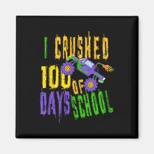 Ich zerbrach 100 Schultage - Monster Truck Liebe Magnet