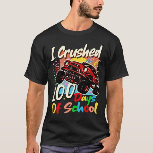 Ich zerbrach 100 Schultage T-Shirt (Vorderseite)