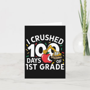 Ich zerbrach 100 Tage Bauzeit der ersten Schulstuf Karte