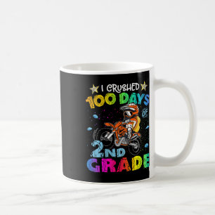 Ich zerbrach 100 Tage des 2. Grade Dirt Bike Rucks Kaffeetasse
