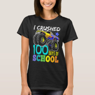 Ich zerbrach 100 Tage Monster-LKW für Schulkinder T-Shirt