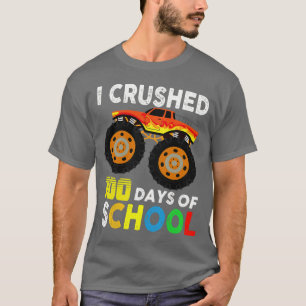Ich zerbrach 100 Tage Monster-LKW für Schulkinder T-Shirt