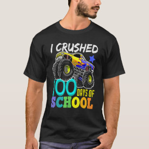 Ich zerbrach 100 Tage Monster-LKW für Schulkinder T-Shirt