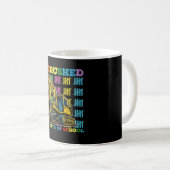 Ich zerbrach 100 Tage Schulbagger Kaffeetasse (VorderseiteRechts)