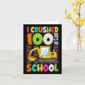 Ich zerbrach 100 Tage Schulbau 100. da Karte (Gelbe Blume)