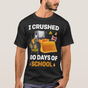 Ich zerbrach 100 Tage Schulbauausgrab T-Shirt