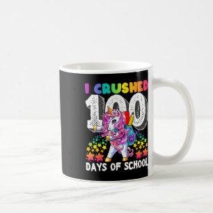 Ich zerbrach 100 Tage Schulblüte-Einhorngeschenk Kaffeetasse