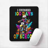 Ich zerbrach 100 Tage Schule Motocross Mousepad (Mit Mouse)