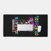 Ich zerbrach 100 Tage Schule Motocross Schreibtischunterlage (Tastatur & Maus)