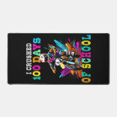 Ich zerbrach 100 Tage Schule Motocross Schreibtischunterlage (Vorderseite)