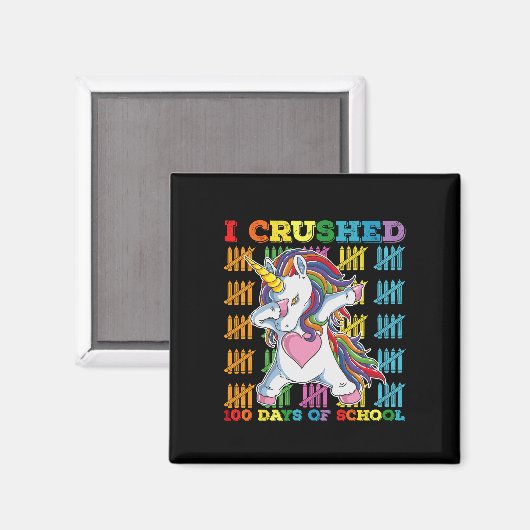 Ich zerbrach 100 Tage Schuleinbruch Magnet (Vorderseite/Rückseite)