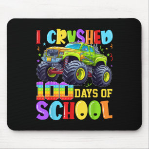 Ich zerbrach 100 Tage Schulkid-Jungen-Monster-LKW Mousepad