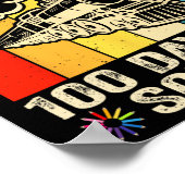 Ich zerbrach 100 Tage Schulkinder Poster (Ecke)