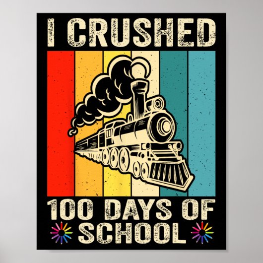 Ich zerbrach 100 Tage Schulkinder Poster (Vorne)