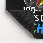 Ich zerbrach 100 Tage Schulmonster-Lkw-Kinder-Bo Mousepad (Ecke)