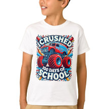 Ich zerbrach 100 Tage Schulmonster-Lkw-Kinder