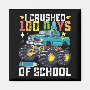 Ich zerbrach 100 Tage Schulmonster Magnet
