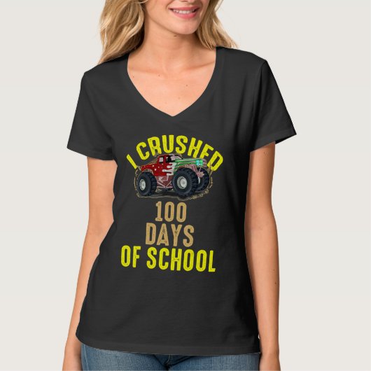 Ich zerbrach 100 Tage Schulmonster T-Shirt (Vorderseite)