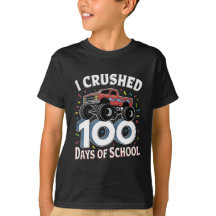 Ich zerbrach 100 Tage Schulmonster Truck
