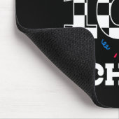 Ich zerbrach 100 Tage Schulrennen Mousepad (Ecke)