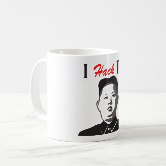 Ich zerhacke Sie Kaffeetasse (Vorderseite Links)