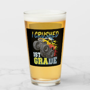 Ich zerquetschte Monstertruck der 1. Klasse Lustig Glas