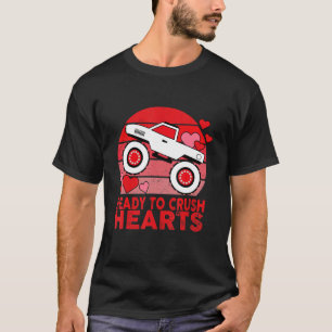 Ich zerreiße den LKW-Monster für das Familienvale T-Shirt