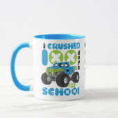 Ich zerschlug 100 Tage niedlichen Monsterlastwagen Tasse (Links)