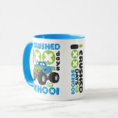 Ich zerschlug 100 Tage niedlichen Monsterlastwagen Tasse (Vorderseite Links)