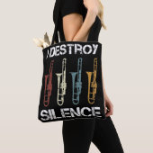 Ich zerstöre den Frieden, Trombone und Trombonist Tasche (Von Nahem)