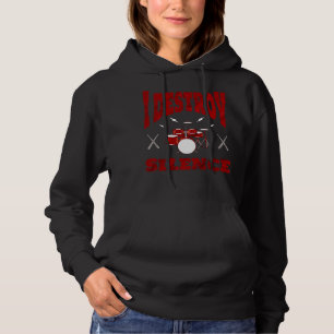 Ich zerstöre den Schlagzeug-Drummer der Stille Hoodie