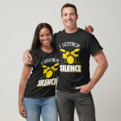 Ich zerstöre die Stille Drum Set Drum Player Funny T-Shirt (Unisex)