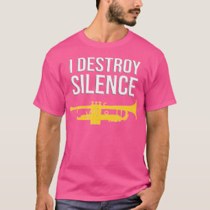 Ich zerstöre die Stille Konzertband Marching Band T-Shirt